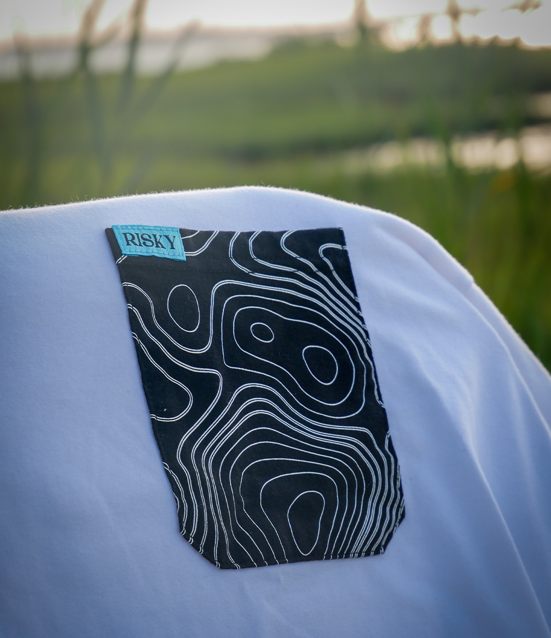 Long Sleeve Pocket Grid T